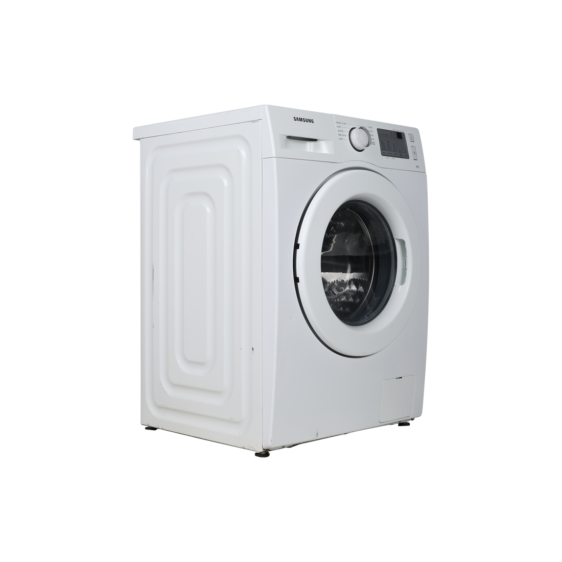 Lave-Linge Hublot 8 kg Reconditionné SAMSUNG WW80J3483KW : vue du côté gauche