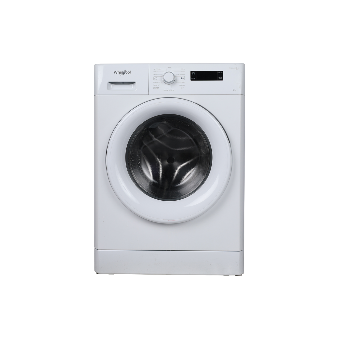Lave-Linge Hublot 9 kg Reconditionné WHIRLPOOL FWF91483WFR : vue de face
