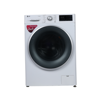 Lave-Linge Sechant 7 kg Reconditionné LG F742J71WRS : vue de face