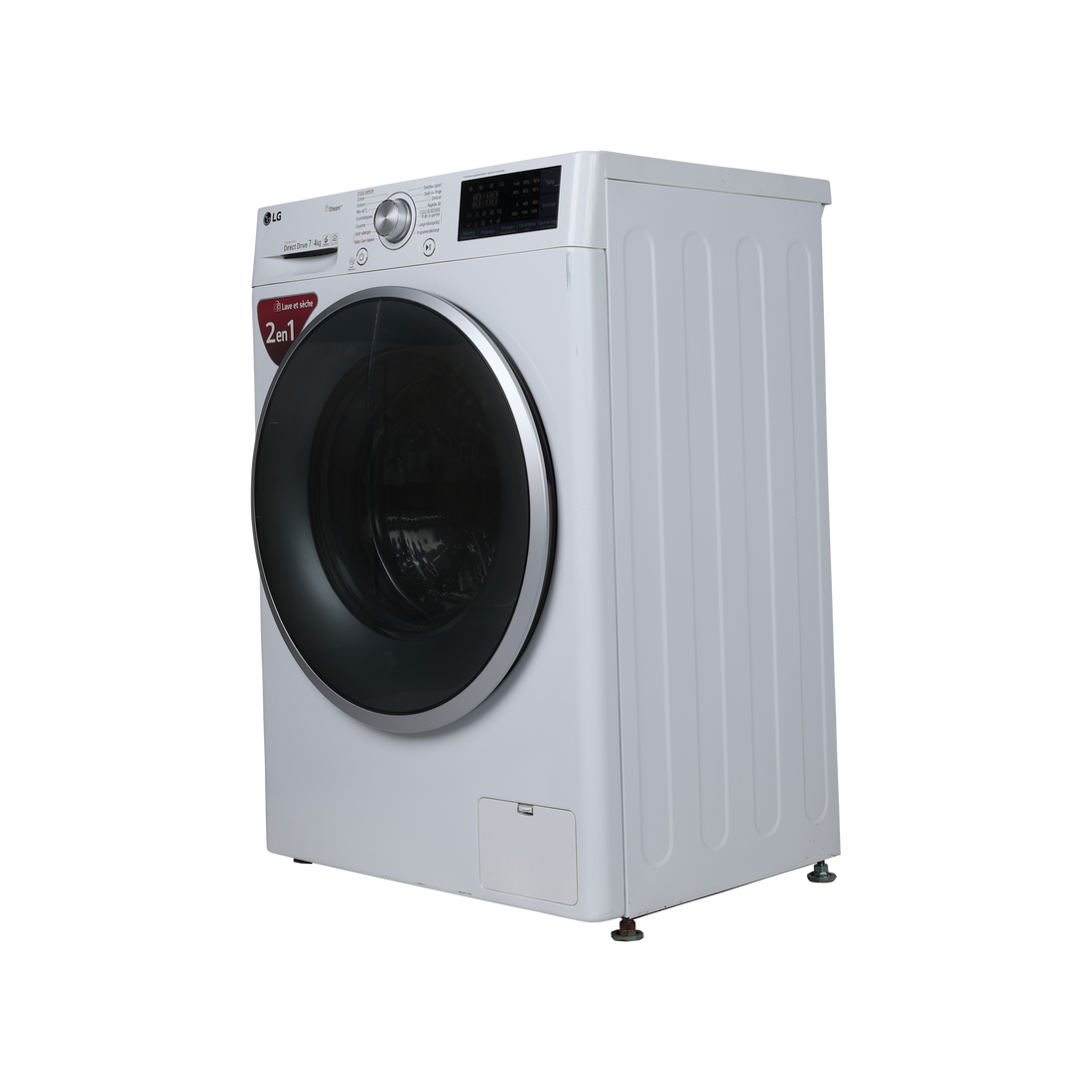 Lave-Linge Sechant 7 kg Reconditionné LG F742J71WRS : vue du côté droit