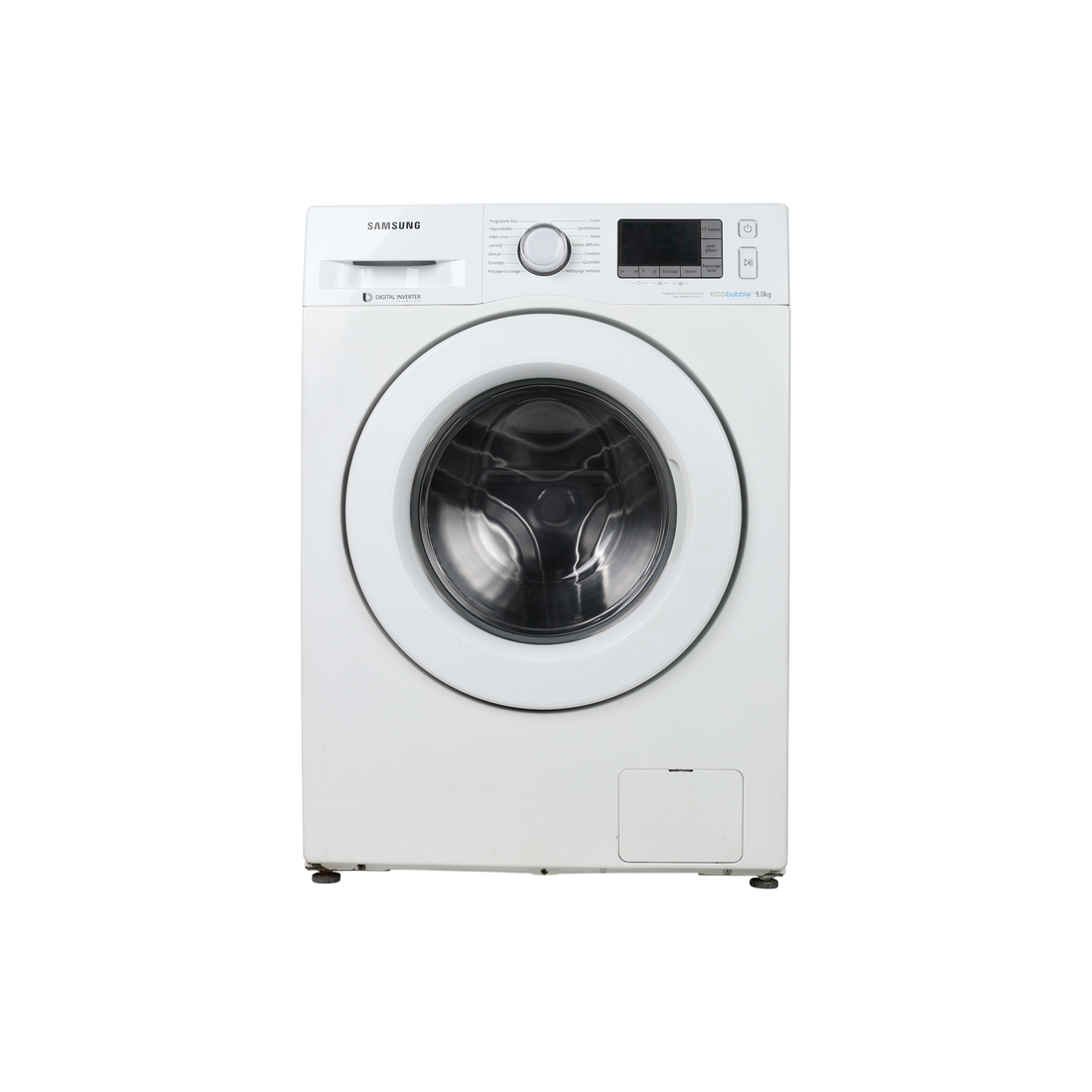 Lave-Linge Hublot 9 kg Reconditionné SAMSUNG WF90F5E5U4W : vue de face