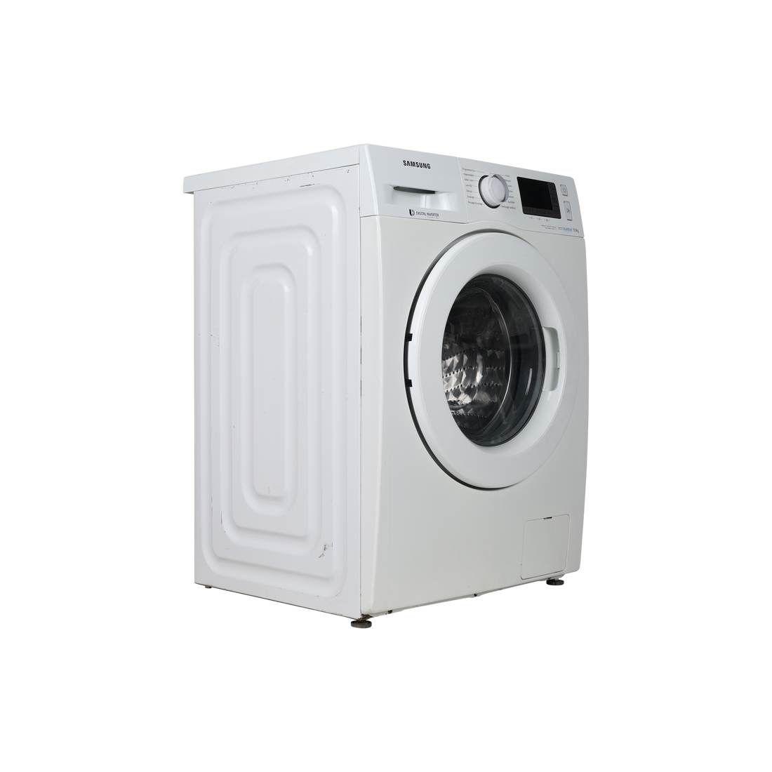 Lave-Linge Hublot 9 kg Reconditionné SAMSUNG WF90F5E5U4W : vue du côté gauche
