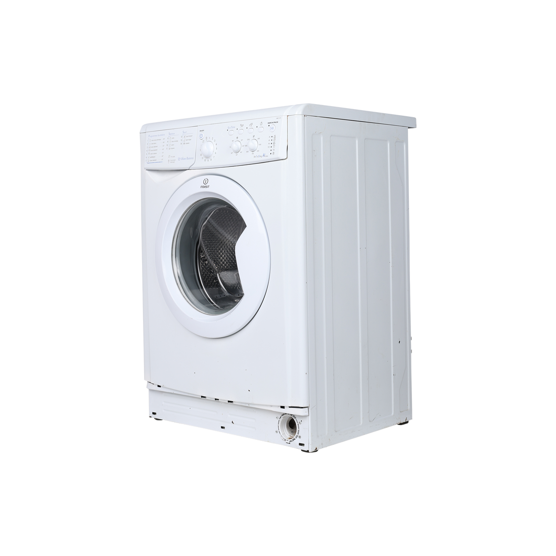 Lave-Linge Hublot 5 kg Reconditionné INDESIT IWD 5125 : vue du côté gauche
