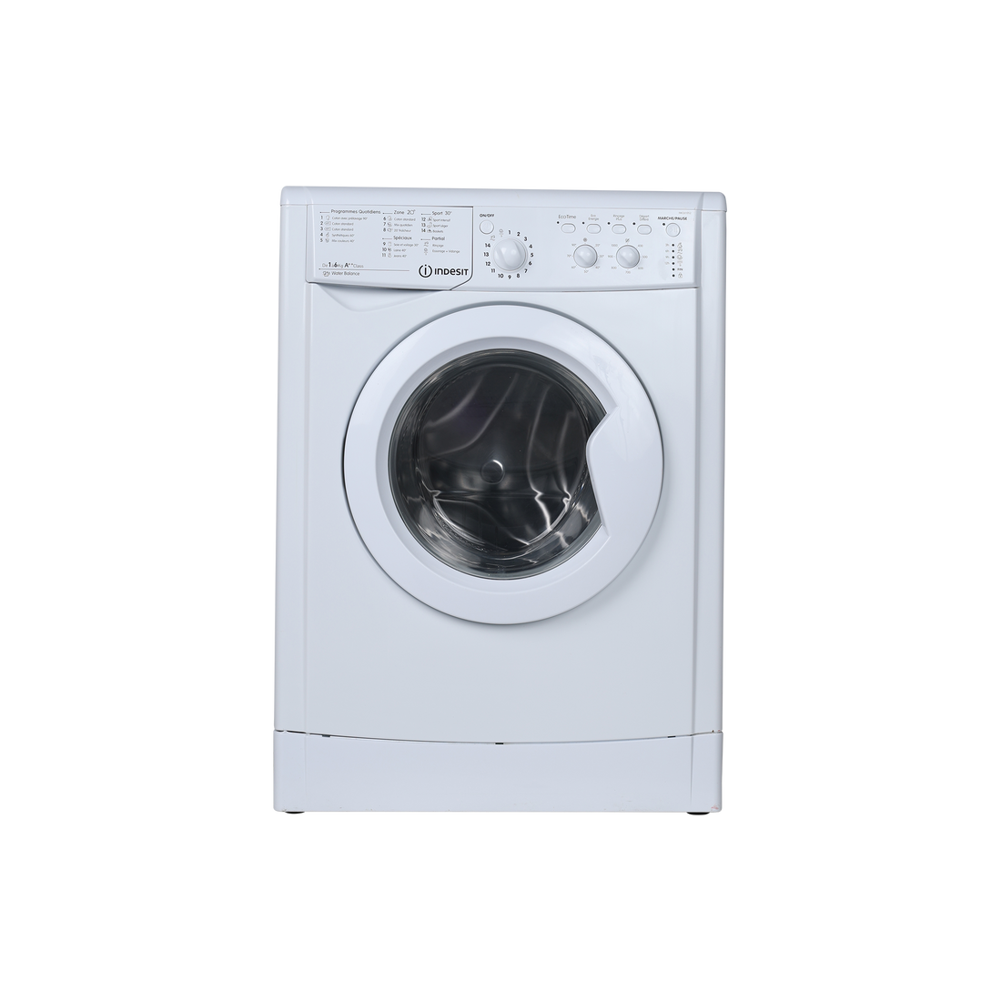 Lave-Linge Hublot 6 kg Reconditionné INDESIT IWC 61052 C FR : vue de face