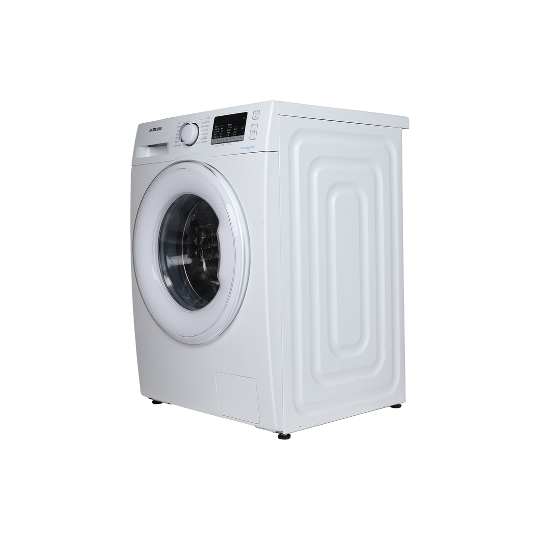 Lave-Linge Hublot 8 kg Reconditionné SAMSUNG WW80J5555DW : vue du côté gauche