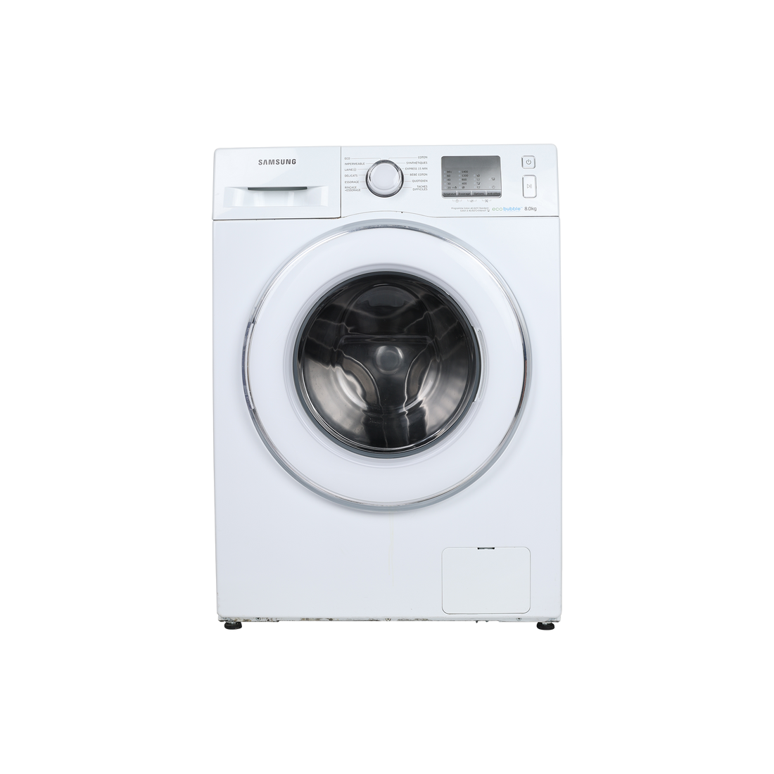 Lave-Linge Hublot 8 kg Reconditionné SAMSUNG WF80F5EDW4W : vue de face