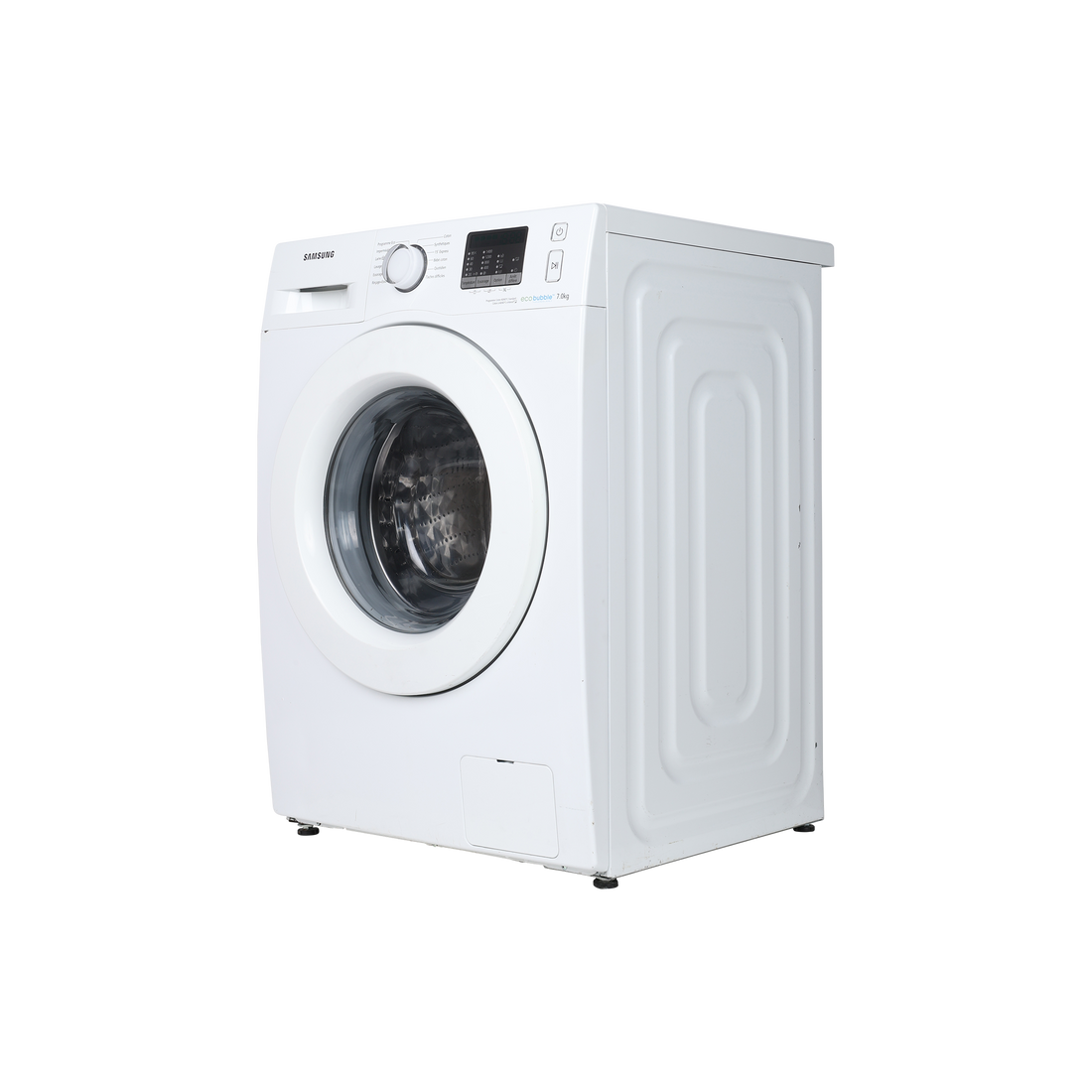 Lave-Linge Hublot 7 kg Reconditionné SAMSUNG WF70F5E0W4W : vue du côté gauche