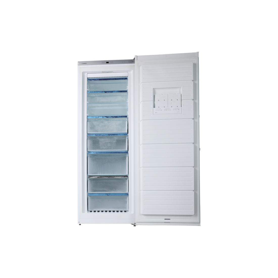 Congélateur Armoire 360 L Reconditionné BOSCH GSN58AW35 : vue de l'intérieur