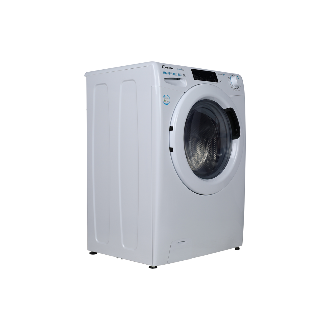 Lave-Linge Sechant 8 kg Reconditionné CANDY CSOW4855TWE/1-S : vue du côté gauche