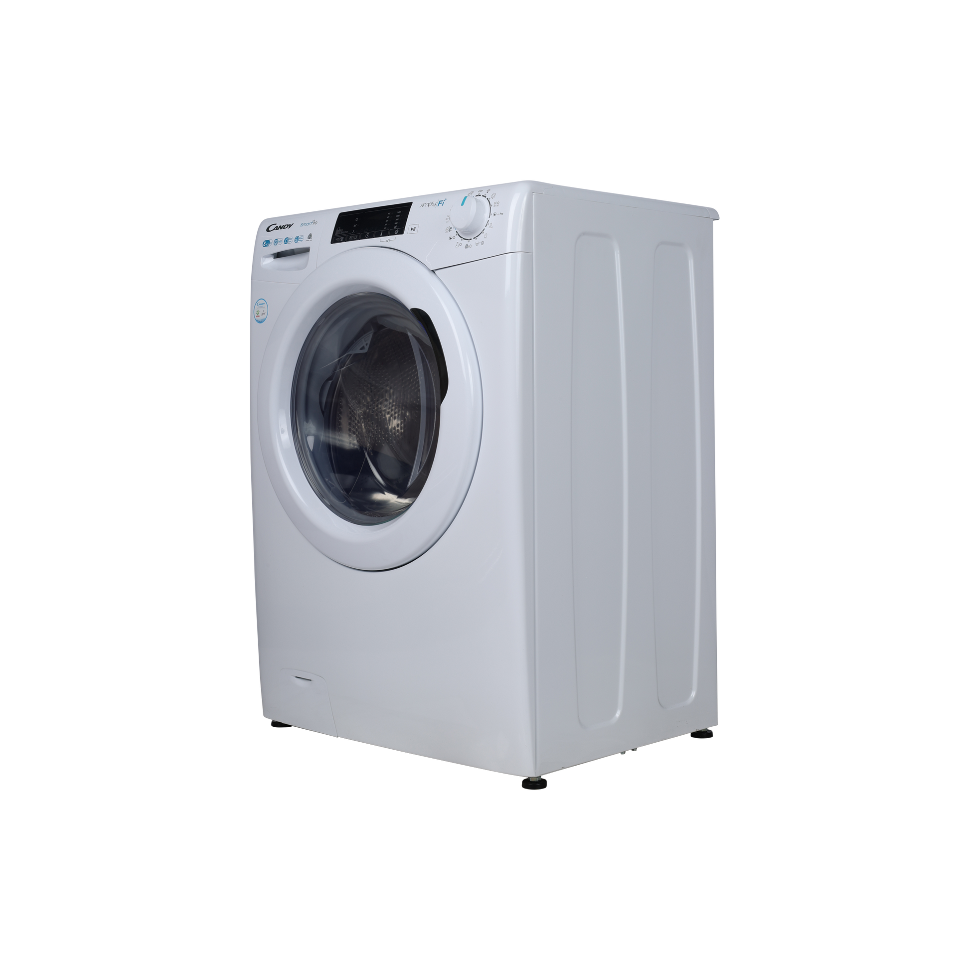 Lave-Linge Sechant 8 kg Reconditionné CANDY CSOW4855TWE/1-S : vue du côté droit