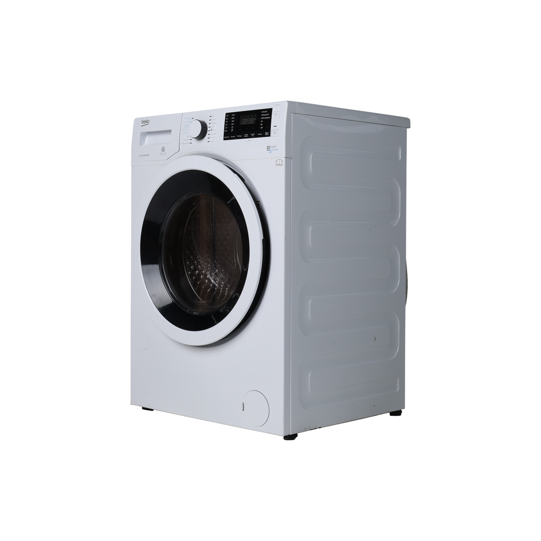 Lave-Linge Sechant 8 kg Reconditionné BEKO WDW85120 : vue du côté droit