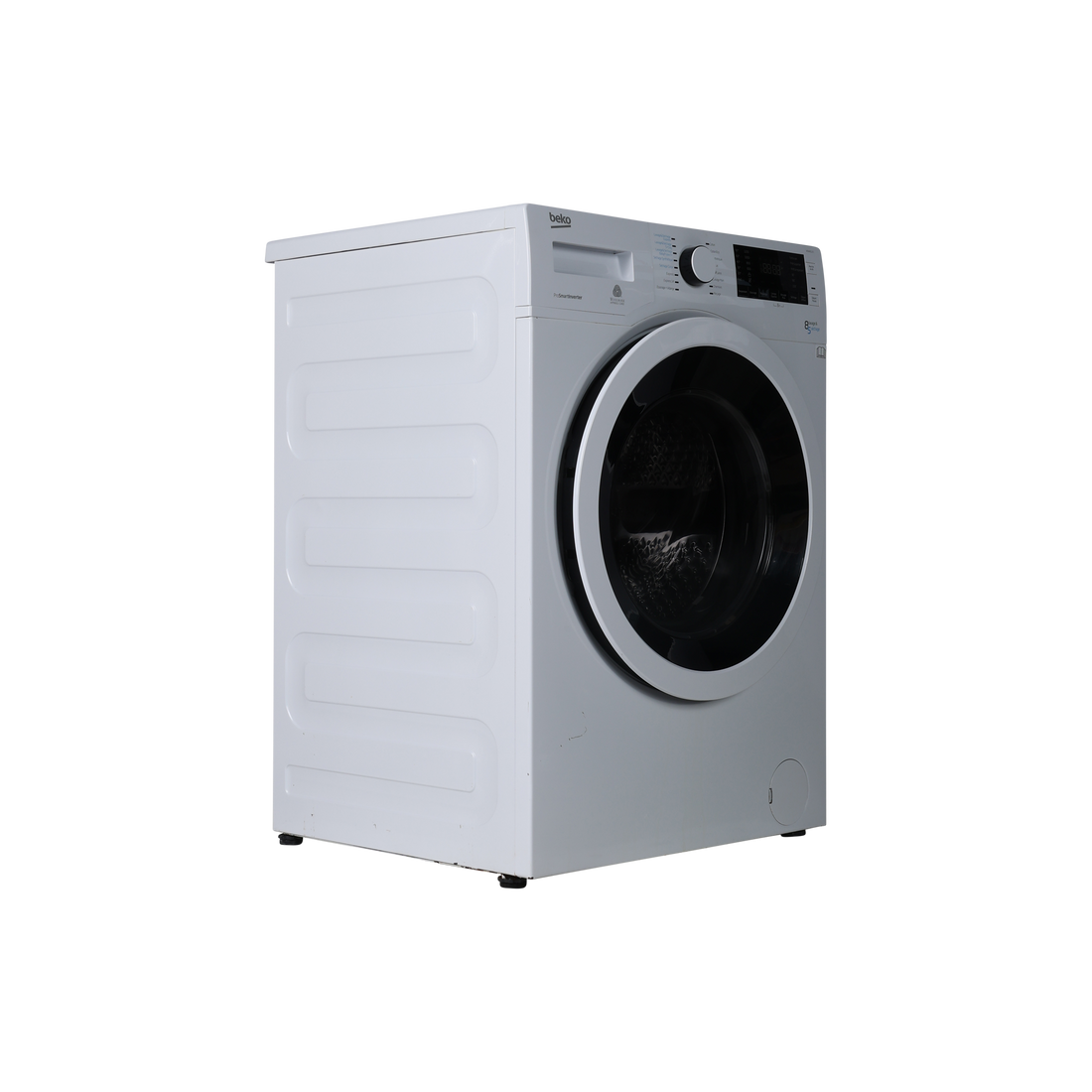 Lave-Linge Sechant 8 kg Reconditionné BEKO WDW85120 : vue du côté gauche