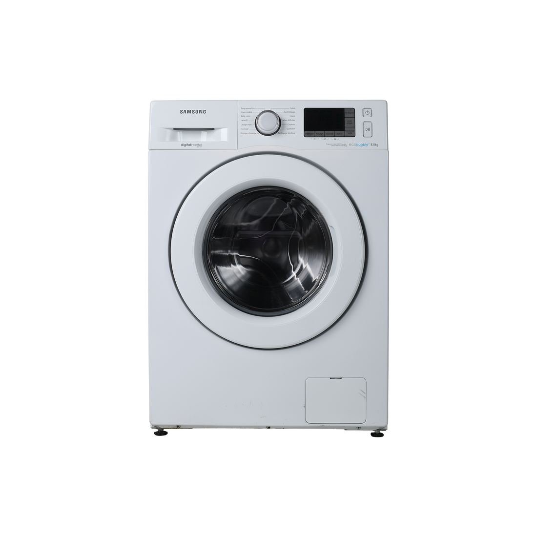 Lave-Linge Hublot 8 kg Reconditionné SAMSUNG WF80F5E3U4W : vue de face