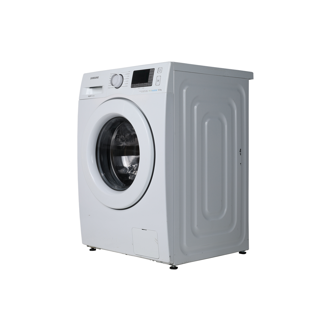 Lave-Linge Hublot 8 kg Reconditionné SAMSUNG WF80F5E3U4W : vue du côté gauche