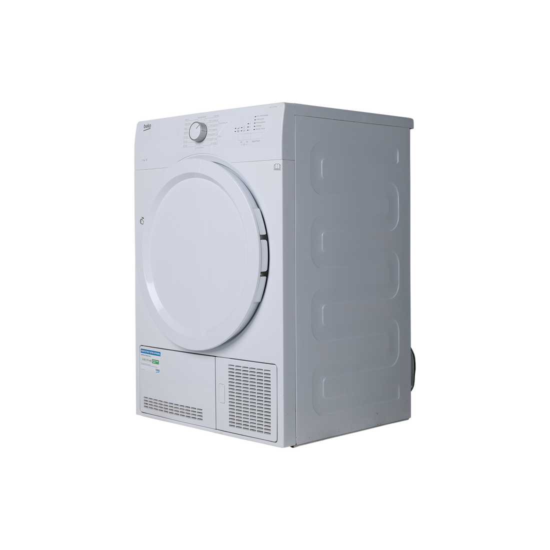 Seche-Linge Condensation 7 kg Reconditionné BEKO DB7131PA0W : vue du côté gauche
