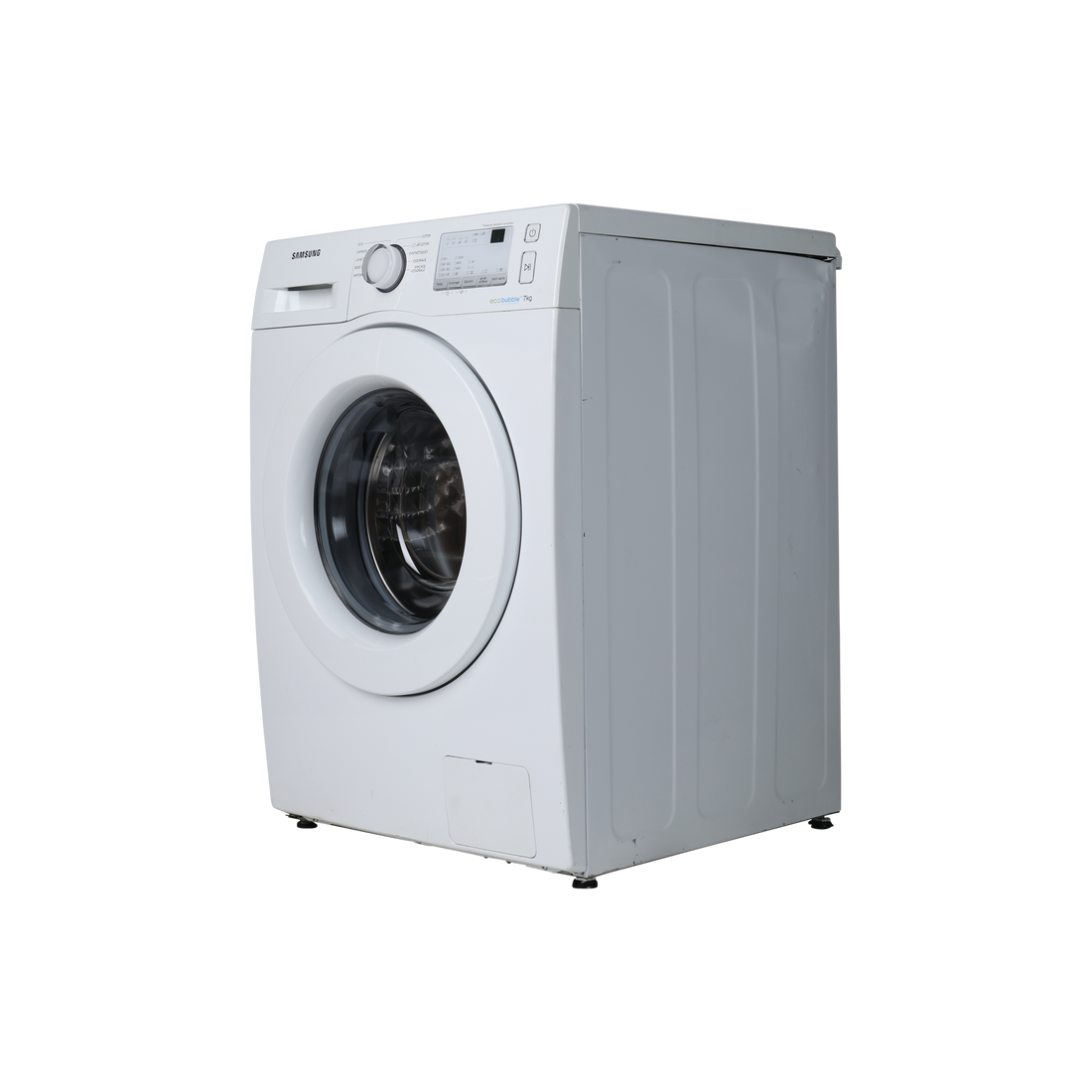 Lave-Linge Hublot 8 kg Reconditionné SAMSUNG WW80J3267KW : vue du côté gauche