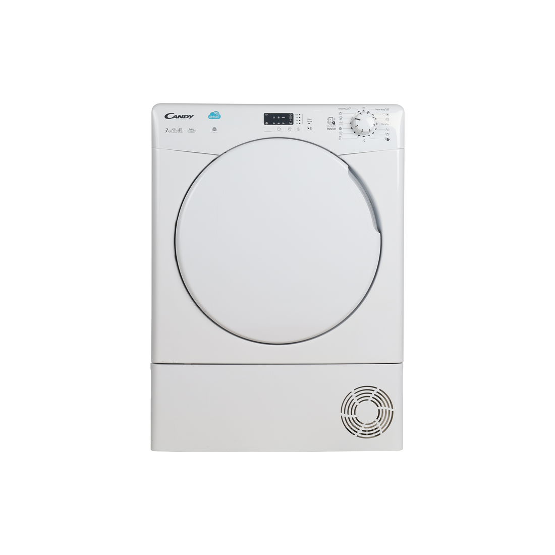 Seche-Linge Condensation 7 kg Reconditionné CANDY CSC7LF-S : vue de face