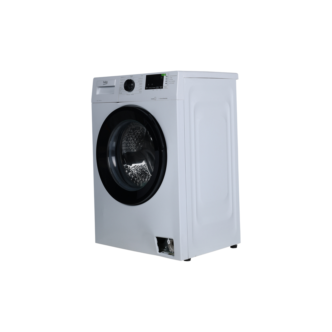 Lave-Linge Hublot 7 kg Reconditionné BEKO DWUE7222B0WS : vue du côté droit