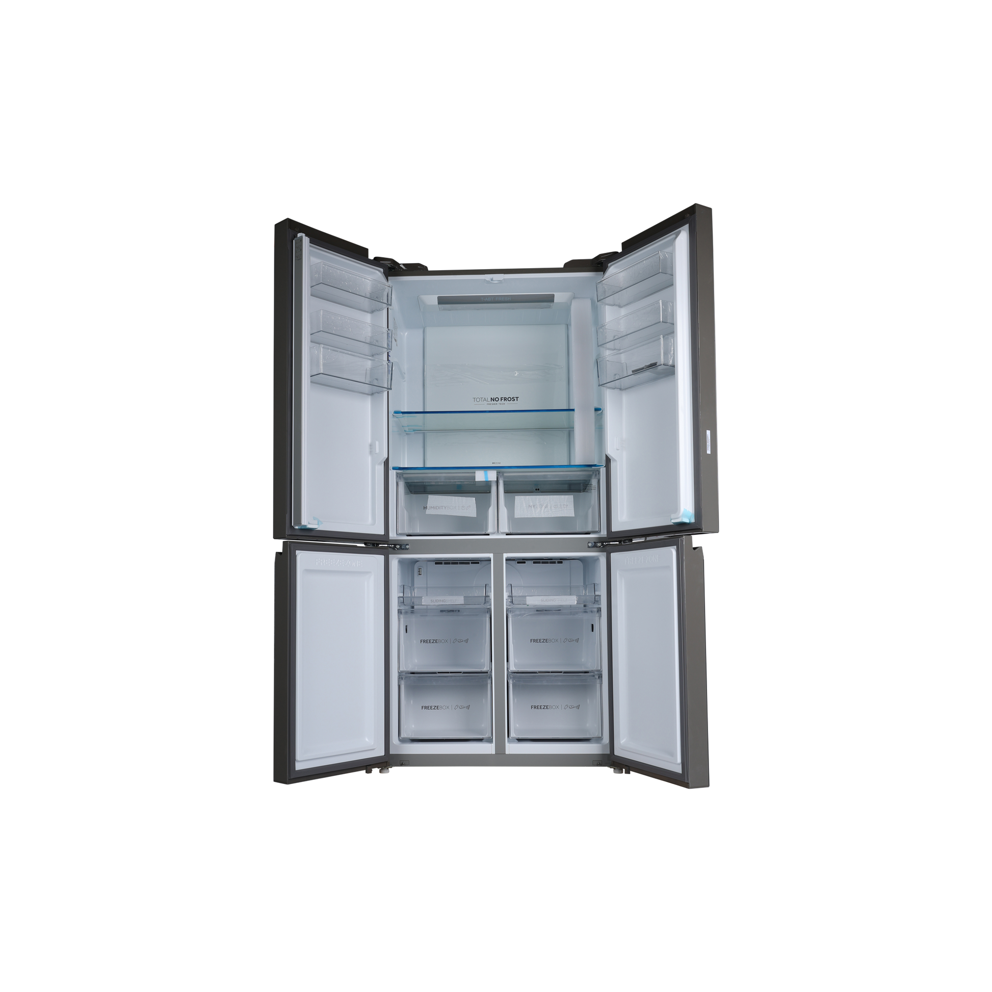 Réfrigérateur Multi-Portes 528 L Reconditionné HAIER HTF-540DP7 : vue de l'intérieur