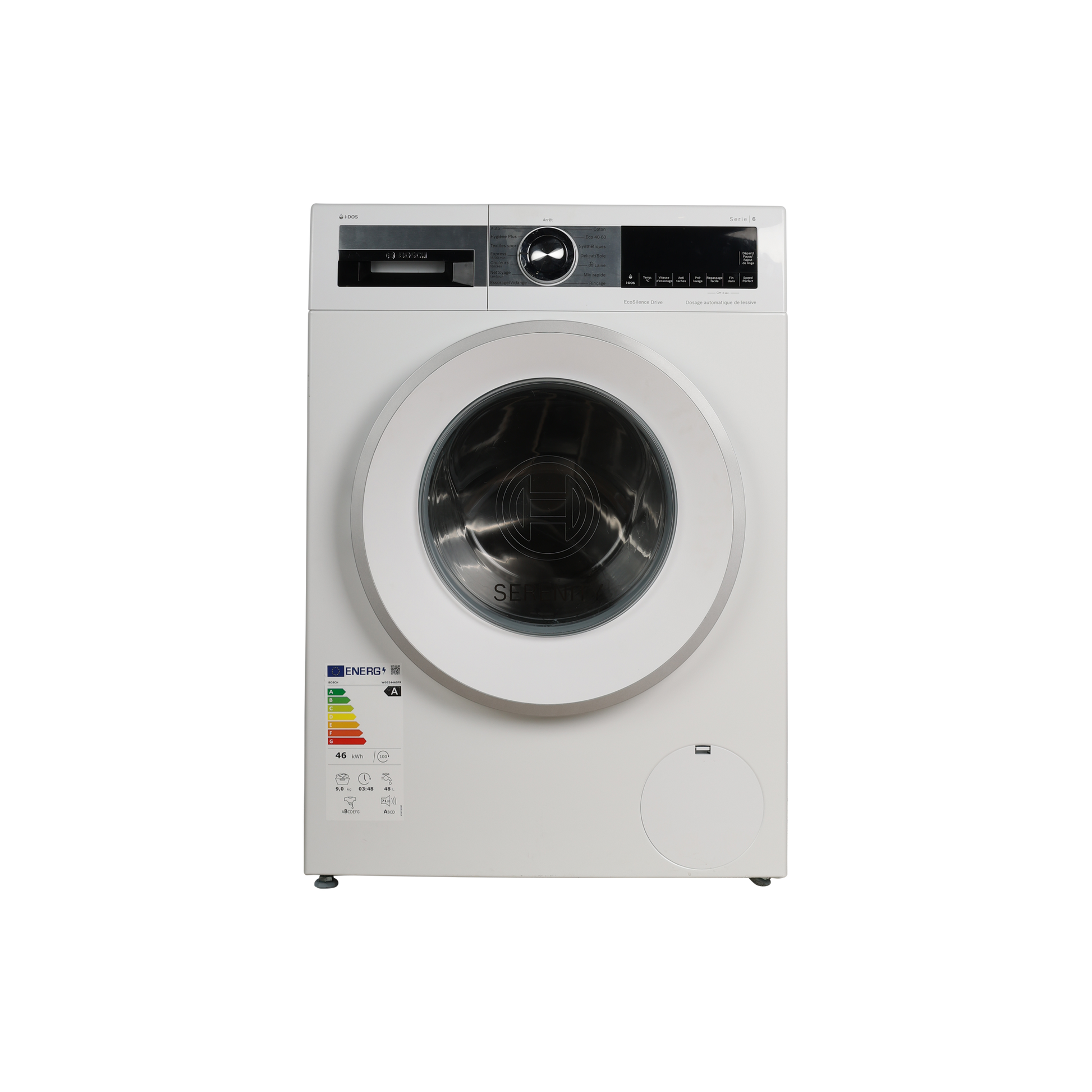 Lave-Linge Hublot 9 kg Reconditionné BOSCH WGG244ASFR : vue de face