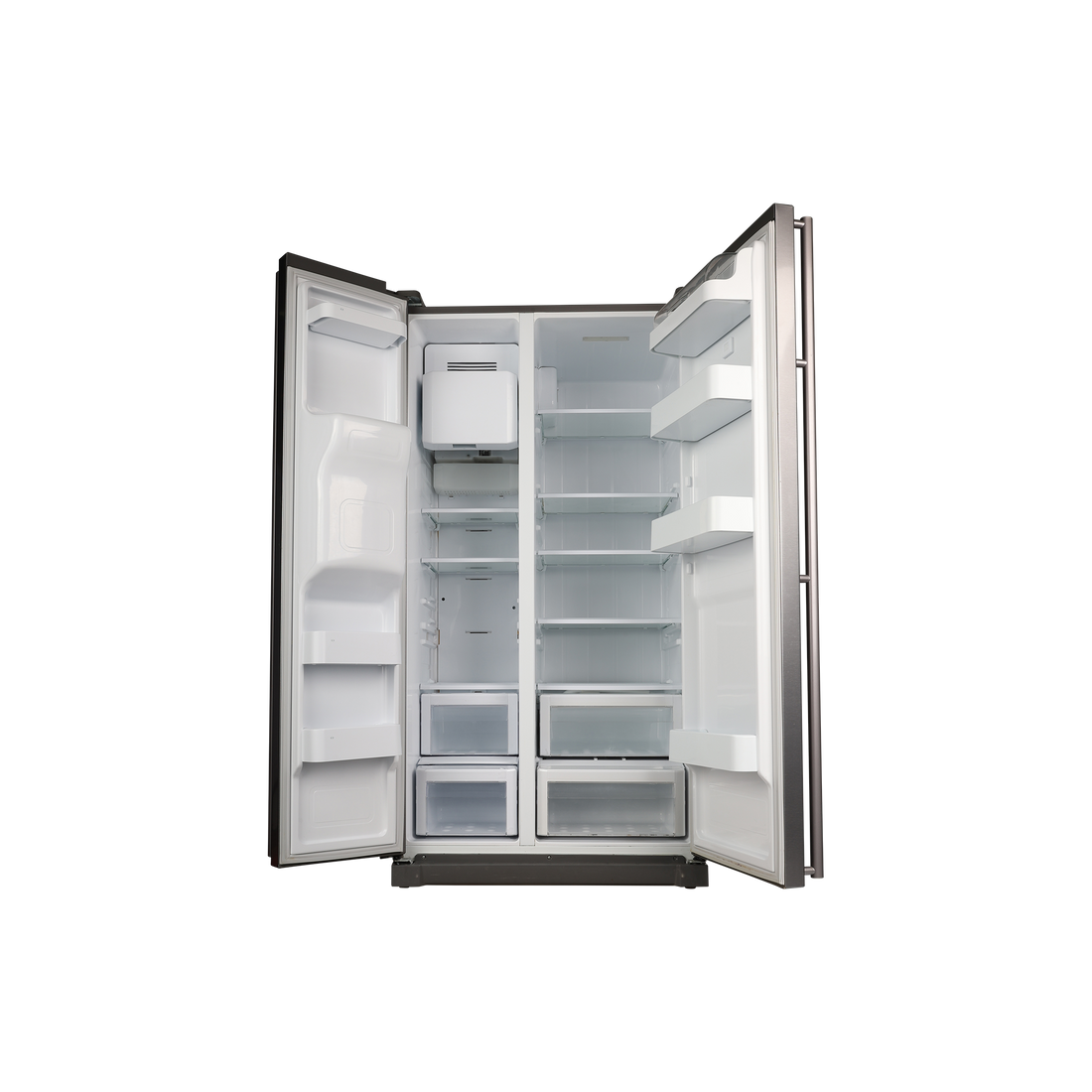 Réfrigérateur Américain 501 L Reconditionné SAMSUNG RSA1UTMG : vue de l'intérieur