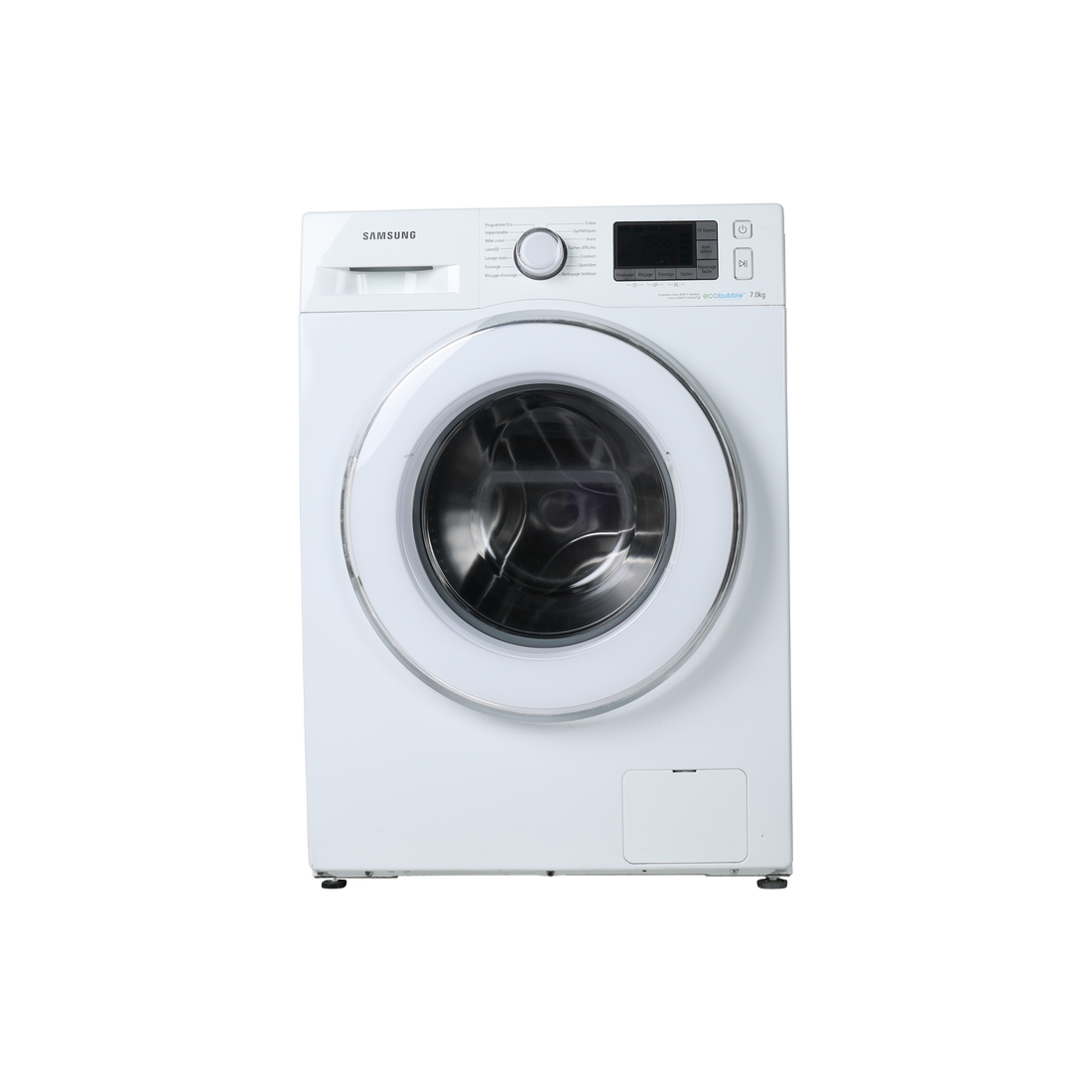 Lave-Linge Hublot 7 kg Reconditionné SAMSUNG WF70F5E5W4W : vue de face
