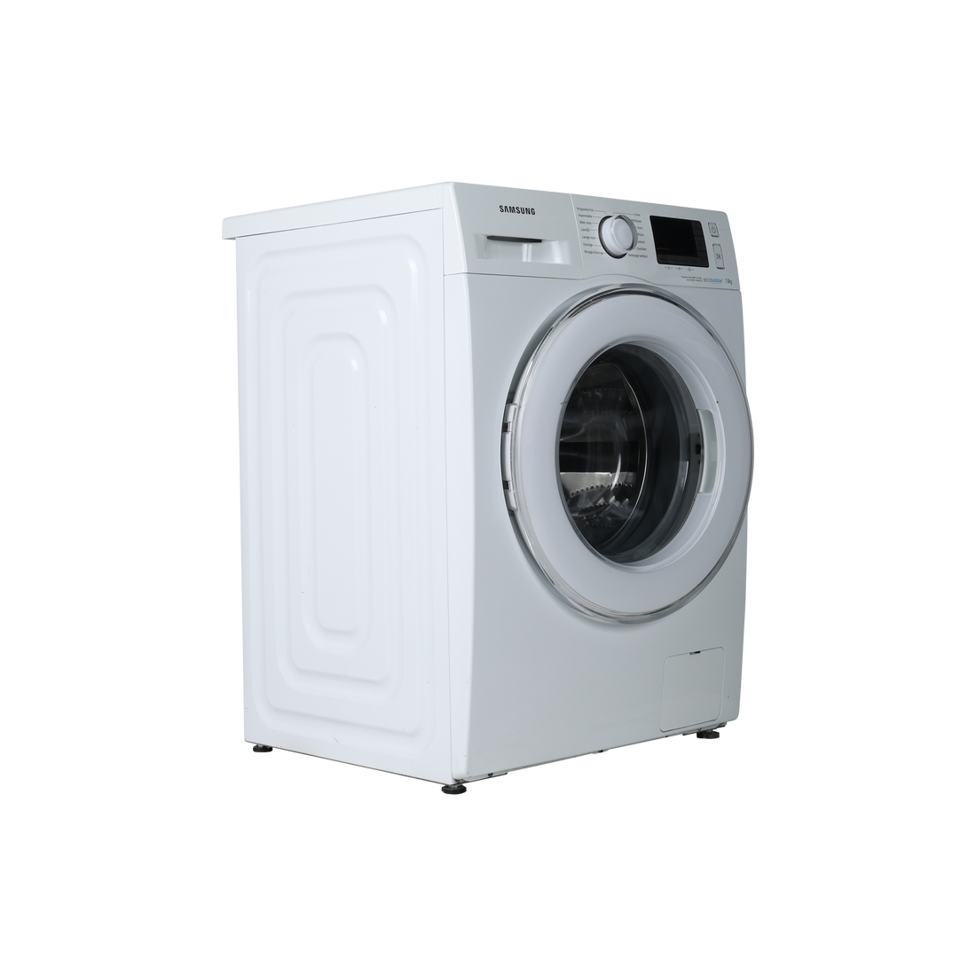 Lave-Linge Hublot 7 kg Reconditionné SAMSUNG WF70F5E5W4W : vue du côté droit