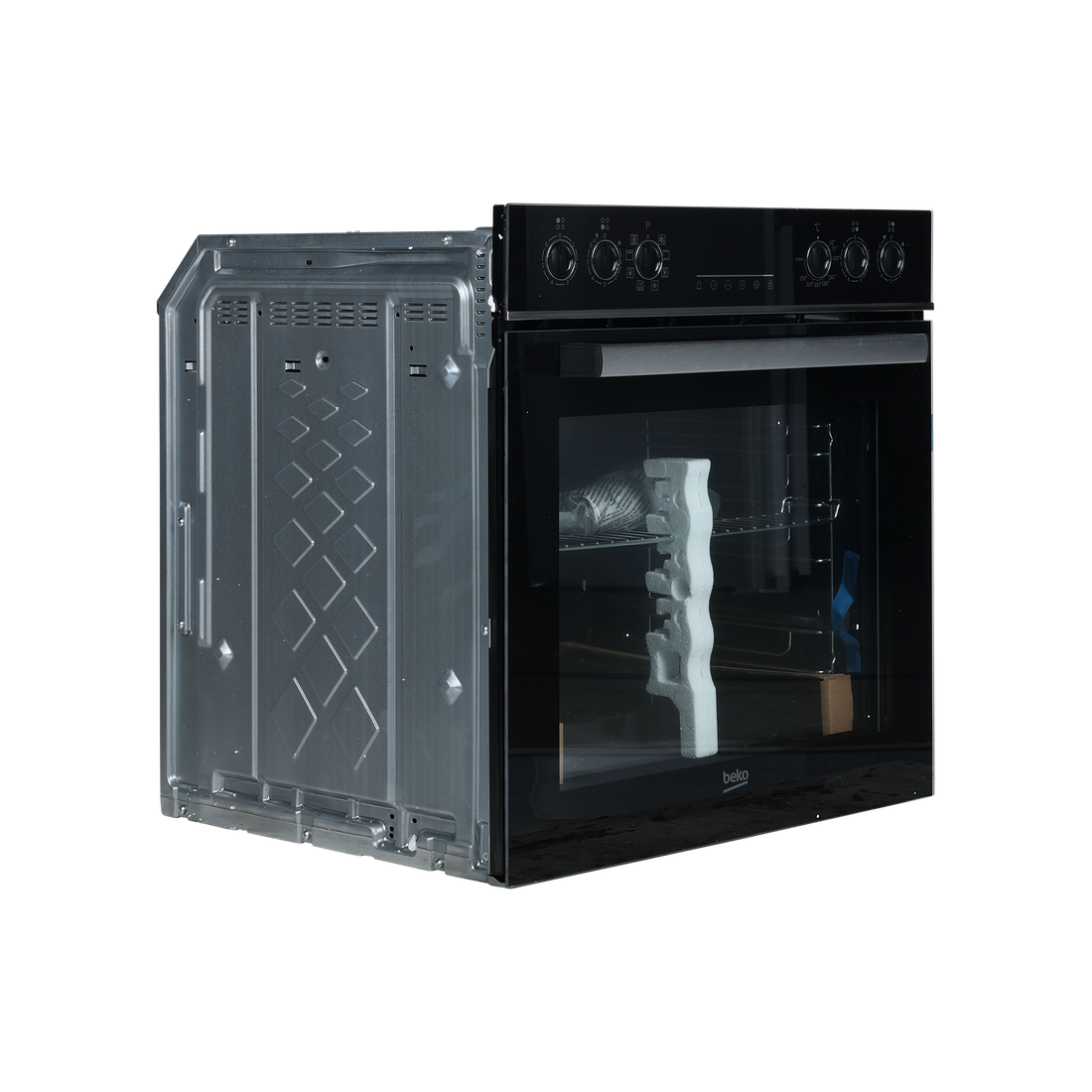 Four Chaleur Tournante 72 L Reconditionné BEKO BBUM13329X : vue du côté droit
