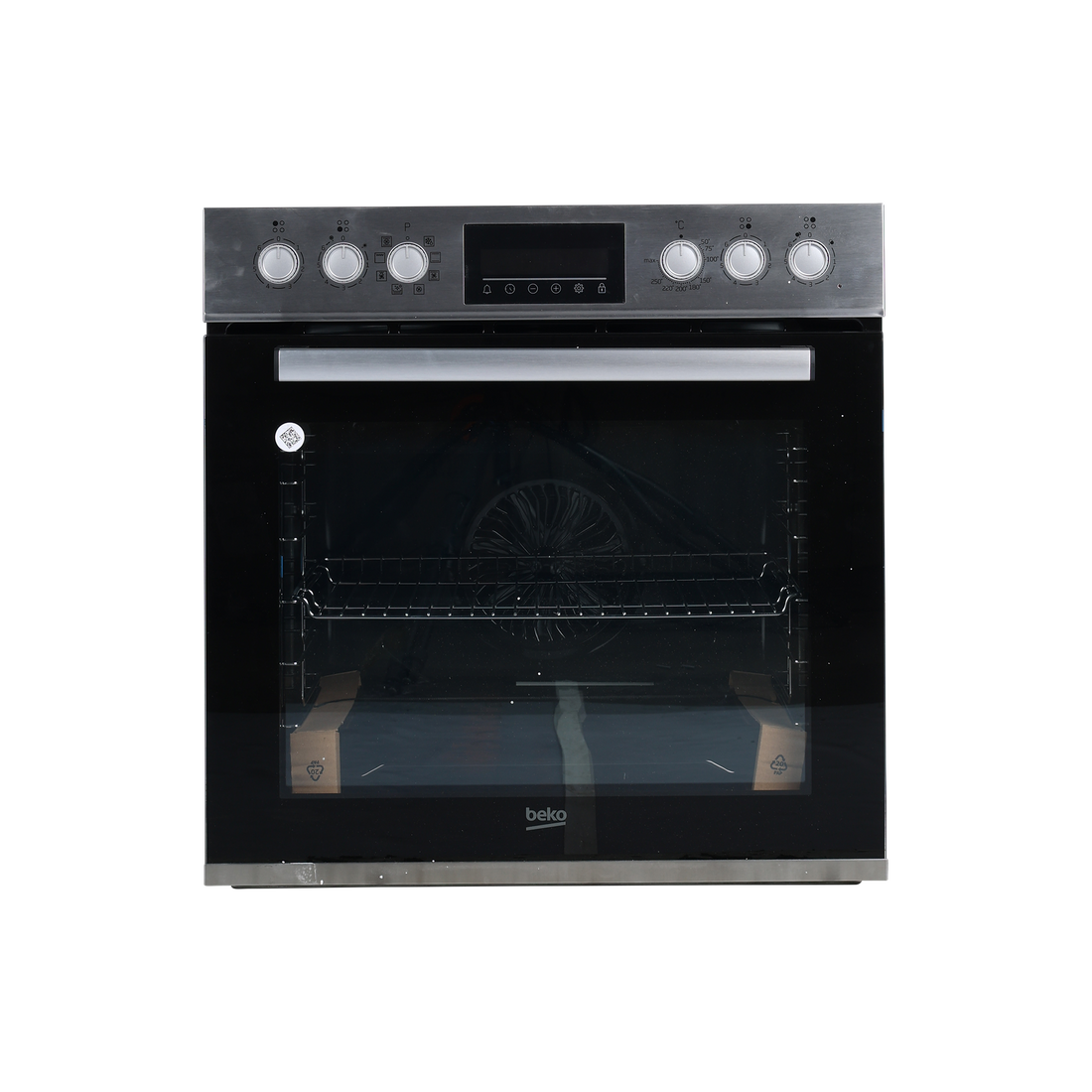 Four Chaleur Tournante 72 L Reconditionné BEKO BBUM12321X : vue de face