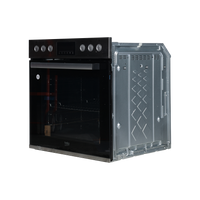Four Chaleur Tournante 72 L Reconditionné BEKO BBUM12321X : vue du côté gauche