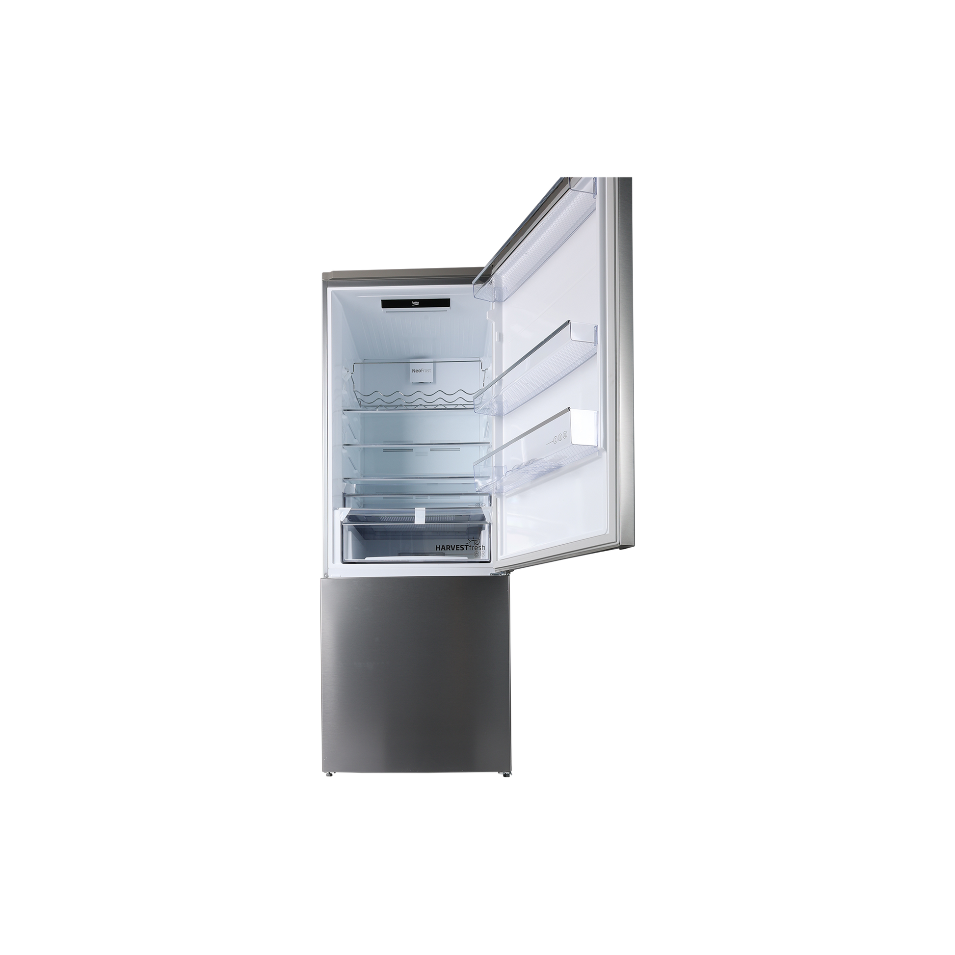 Réfrigérateur Avec Congélateur 356 L Reconditionné BEKO RCNE560E50ZXPN : vue de l'intérieur