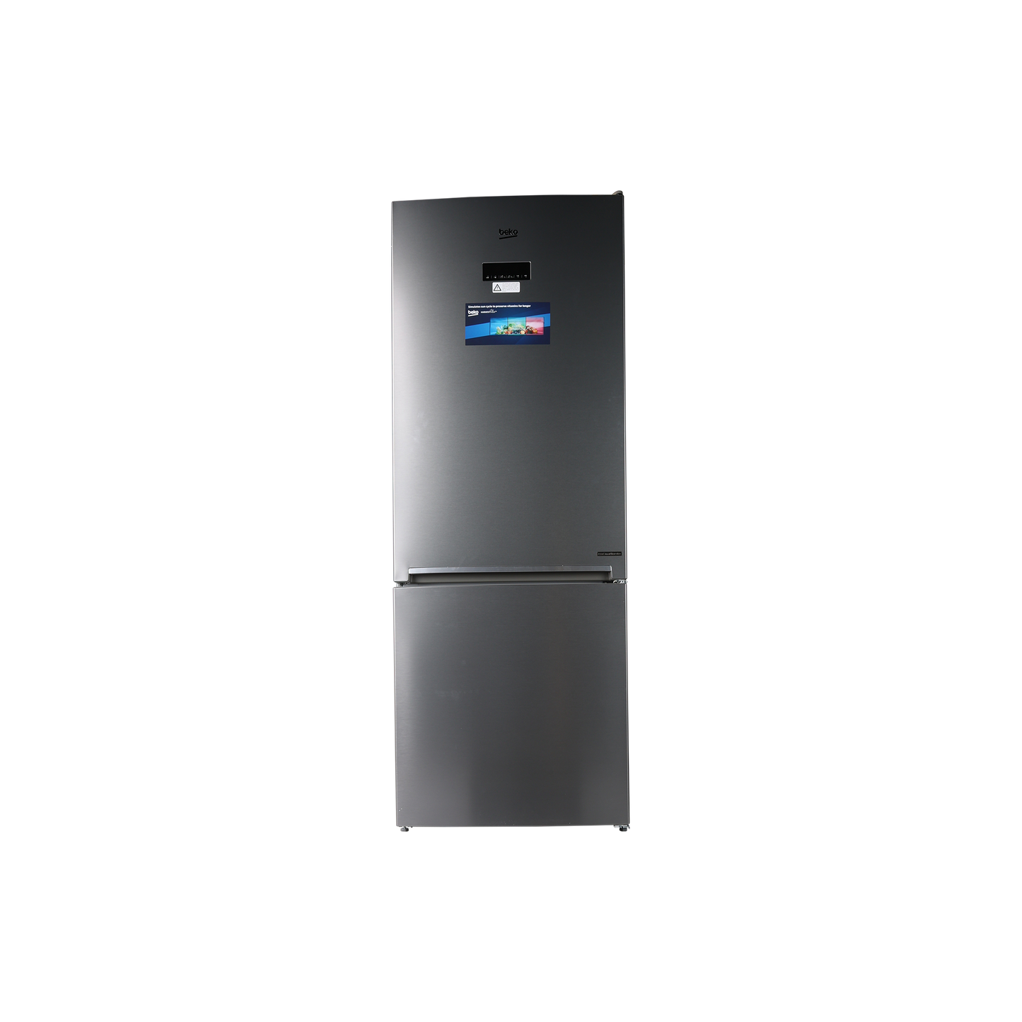 Réfrigérateur Avec Congélateur 514 L Reconditionné BEKO RCNE560E50ZXPN : vue de face