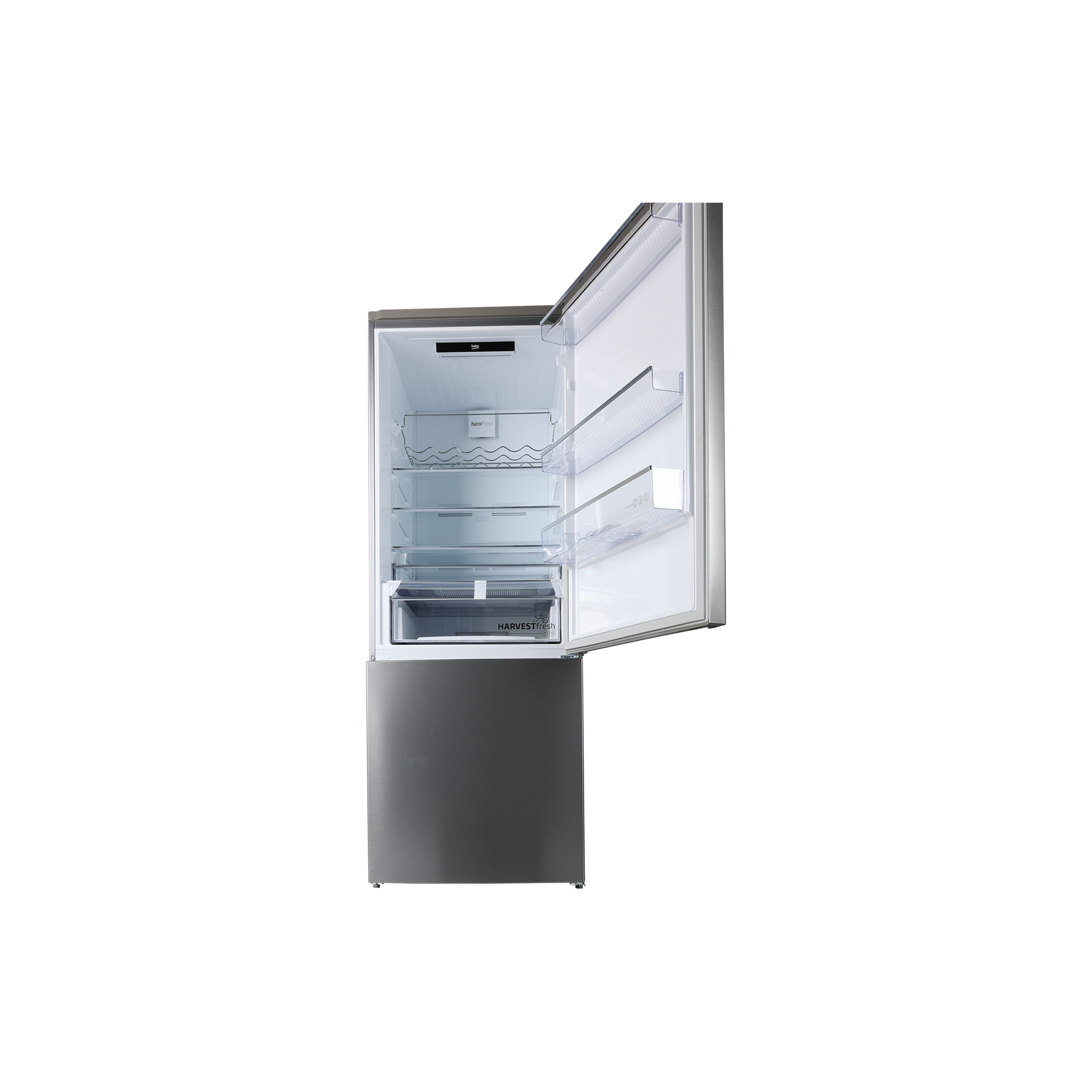 Réfrigérateur Avec Congélateur 514 L Reconditionné BEKO RCNE560E50ZXPN : vue de l'intérieur