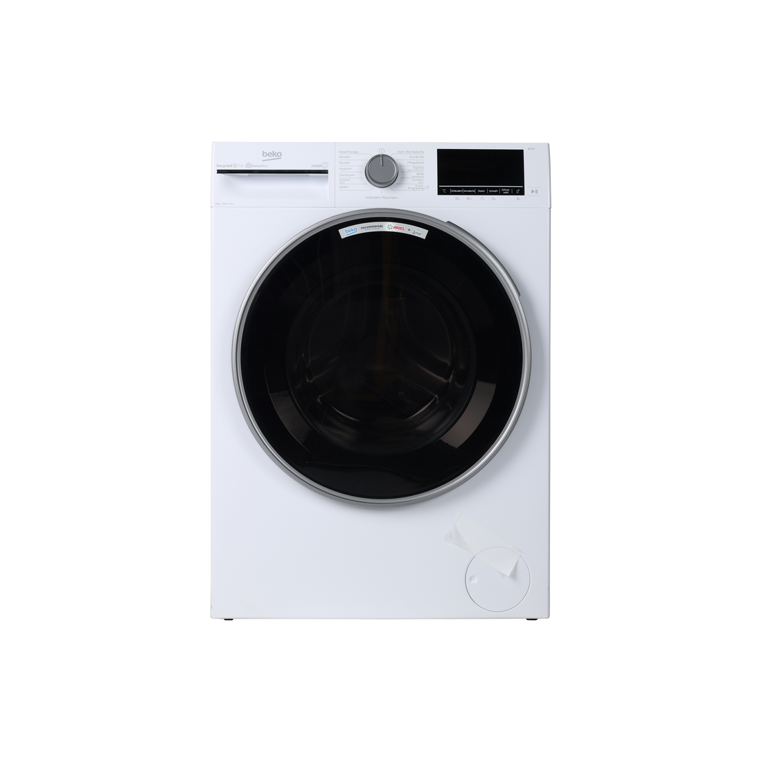 Lave-Linge Hublot 8 kg Reconditionné BEKO B5WFU584135W : vue de face