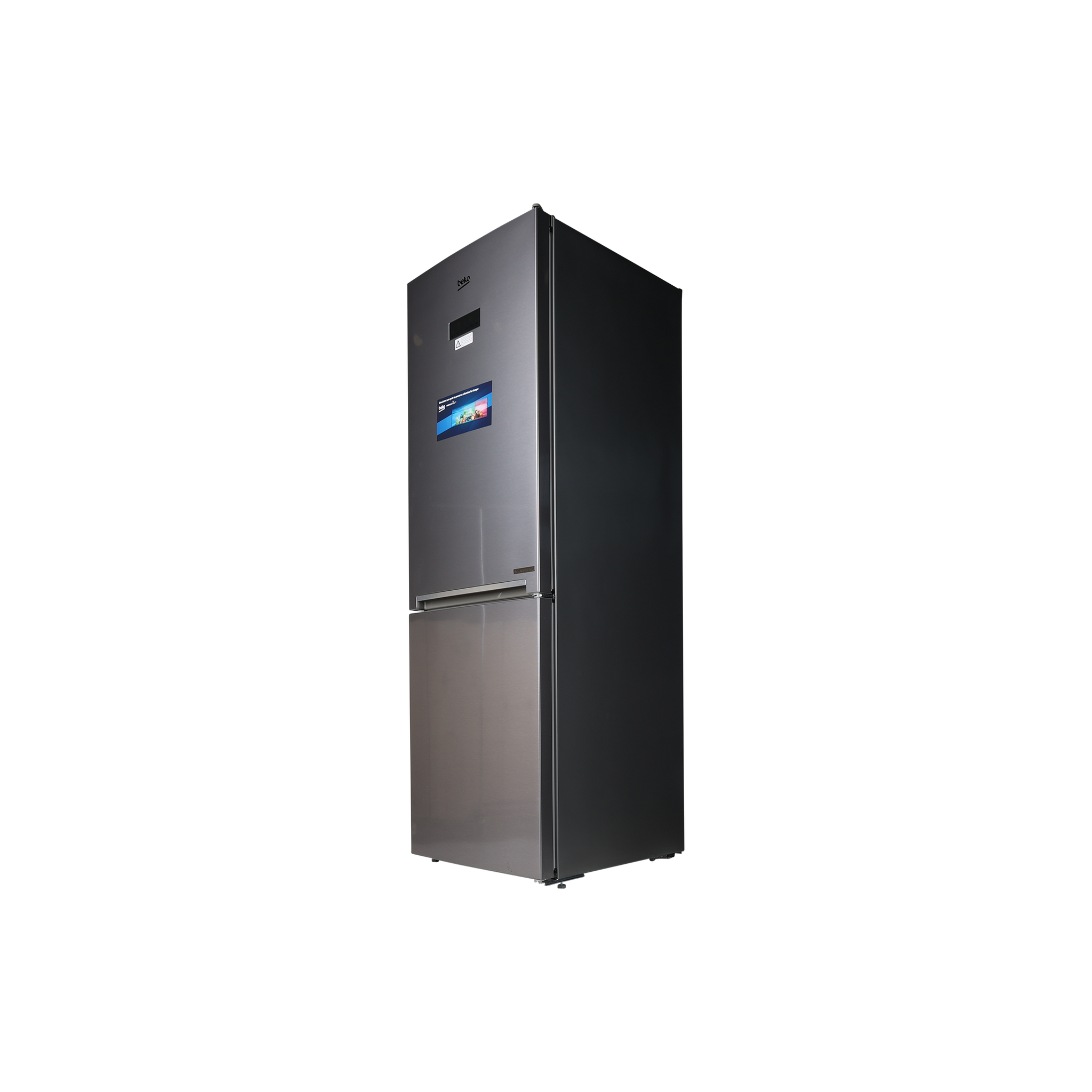 Réfrigérateur Avec Congélateur 215 L Reconditionné BEKO RCNE366E60ZXBN : vue du côté gauche