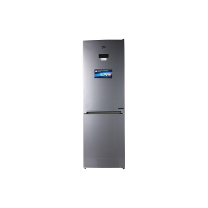 Réfrigérateur Avec Congélateur 323 L Reconditionné BEKO RCNE366E60ZXBN : vue de face