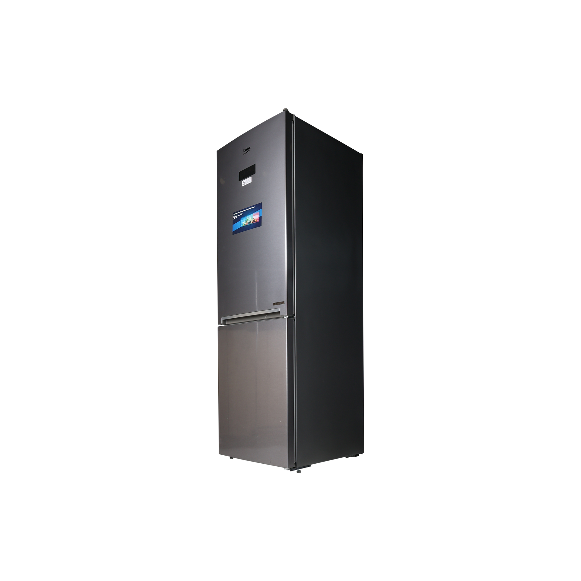 Réfrigérateur Avec Congélateur 323 L Reconditionné BEKO RCNE366E60ZXBN : vue du côté gauche