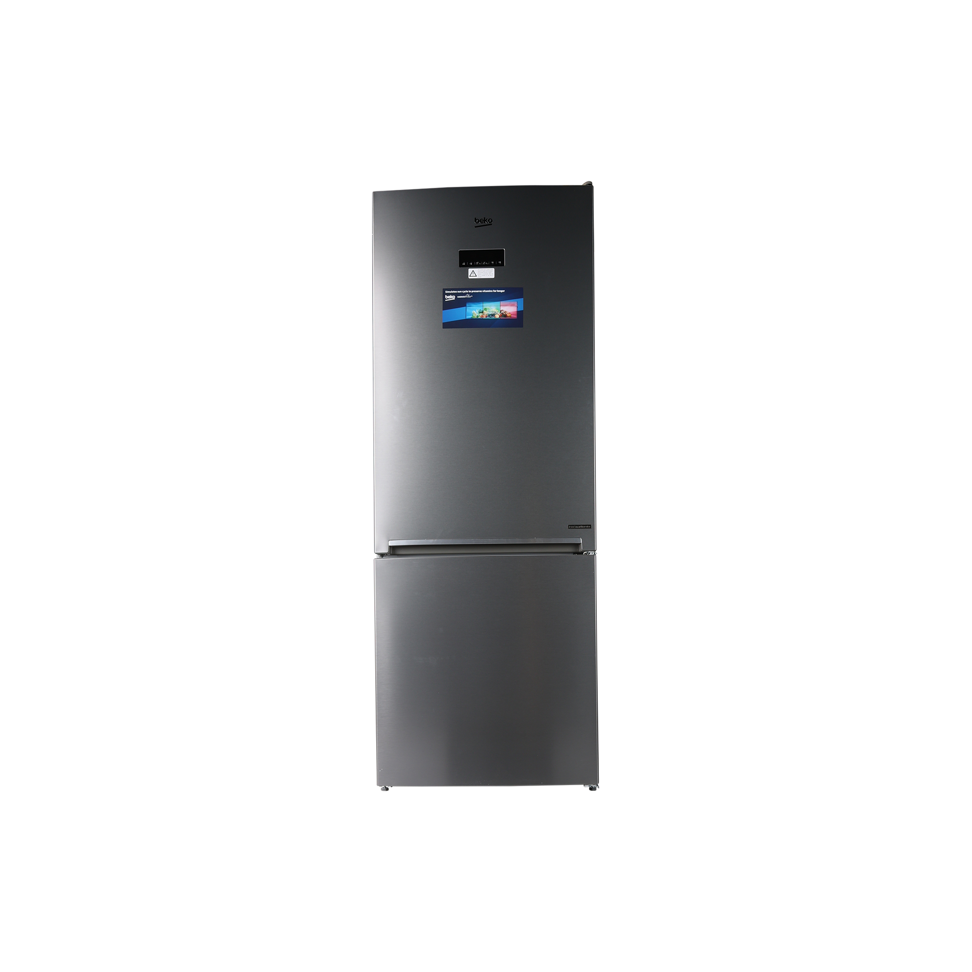 Réfrigérateur Avec Congélateur  Reconditionné BEKO RCNE560E50ZXPN : vue de face