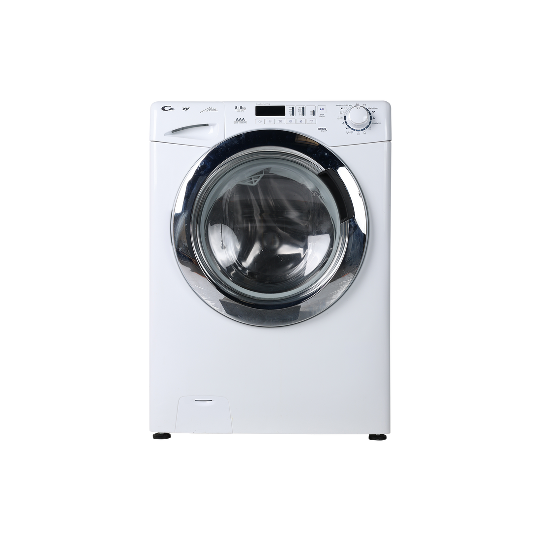 Lave-Linge Sechant 8 kg Reconditionné CANDY GSVW1488DHC/1S : vue de face