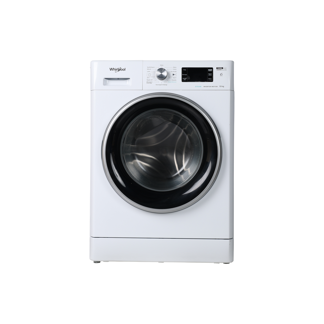 Lave-Linge Hublot 10 kg Reconditionné WHIRLPOOL FFBD10469BSVFR : vue de face