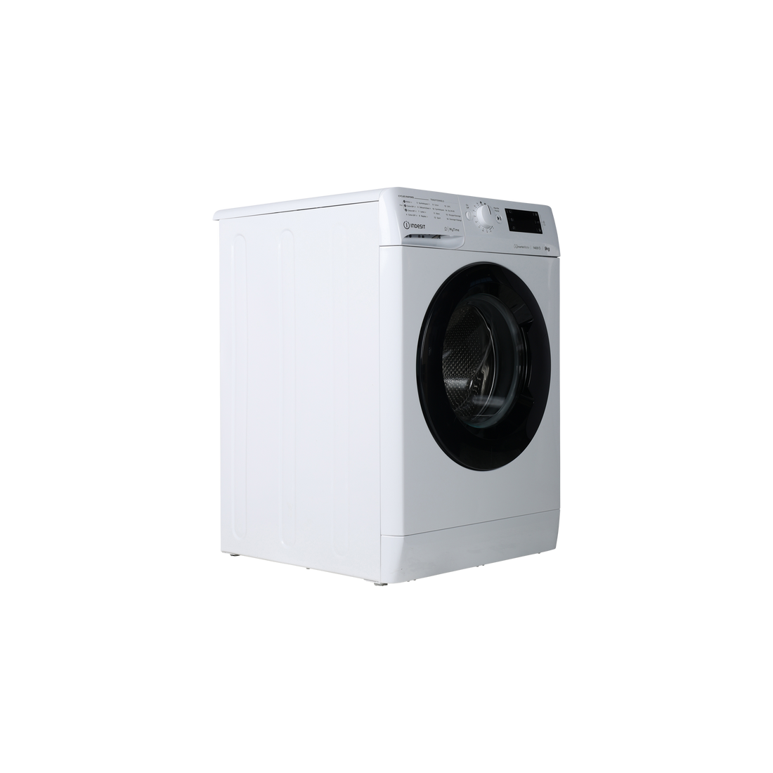 Lave-Linge Hublot 9 kg Reconditionné INDESIT MTWED91495WKFR : vue du côté gauche