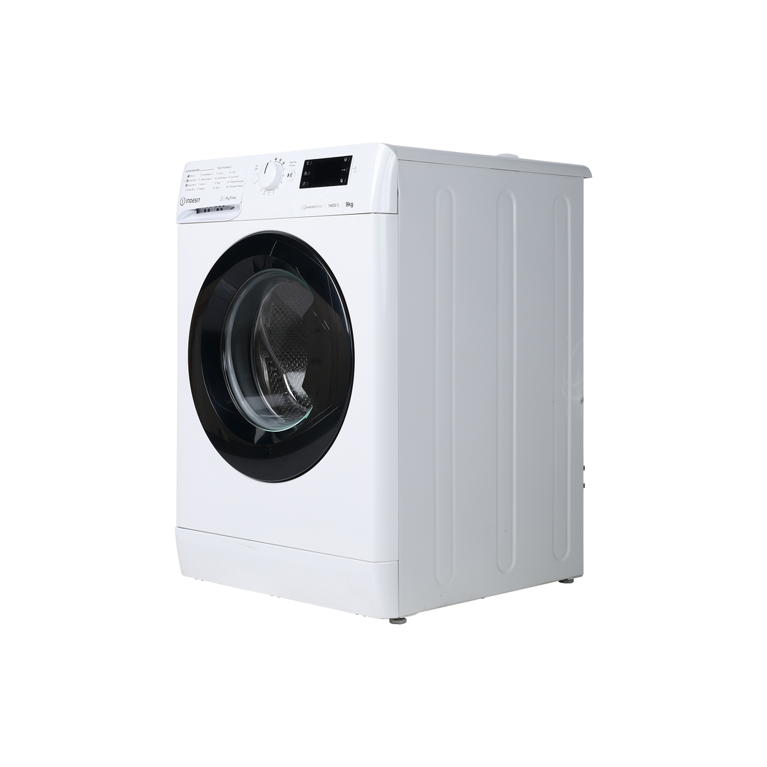 Lave-Linge Hublot 9 kg Reconditionné INDESIT MTWED91495WKFR : vue du côté gauche