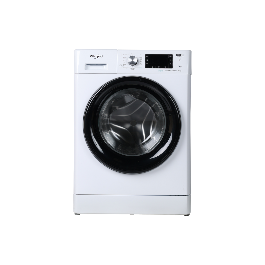 Lave-Linge Hublot 8 kg Reconditionné WHIRLPOOL FFD8458BVFR : vue de face