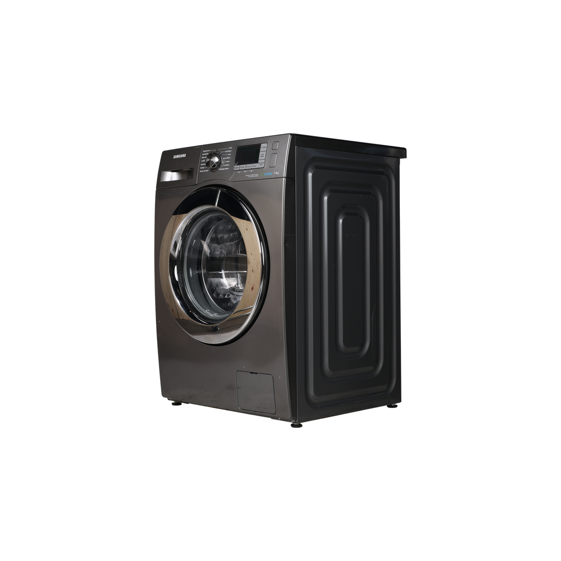 Lave-Linge Hublot 7 kg Reconditionné SAMSUNG WF70F5E5W4X : vue du côté droit