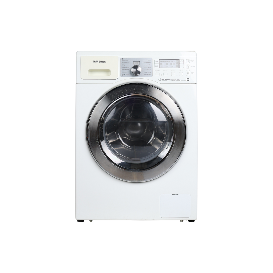 Lave-Linge Sechant 8 kg Reconditionné SAMSUNG WD0804W8E : vue de face