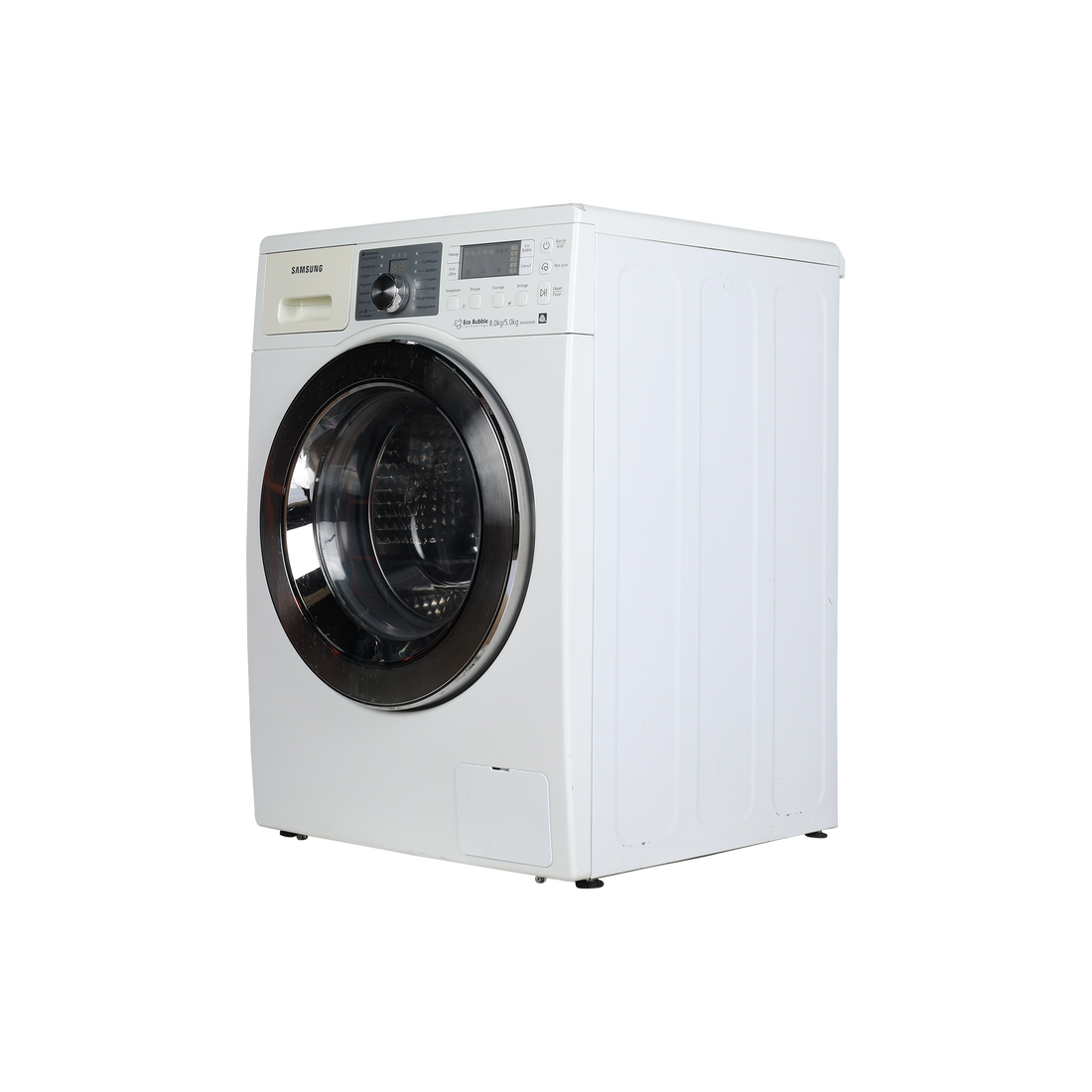 Lave-Linge Sechant 8 kg Reconditionné SAMSUNG WD0804W8E : vue du côté gauche