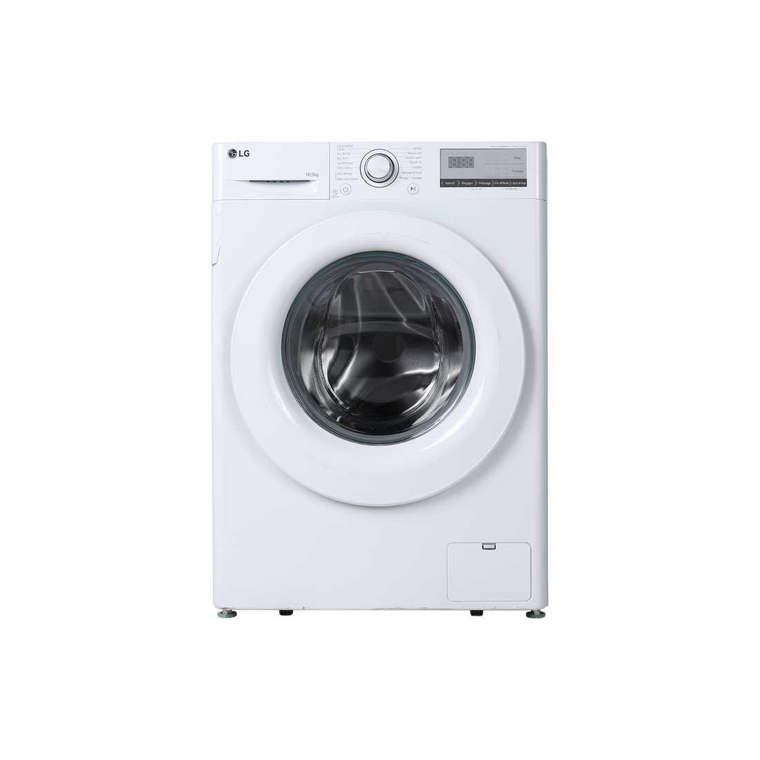 Lave-Linge Hublot 10.5 kg Reconditionné LG F14V13WHS : vue de face