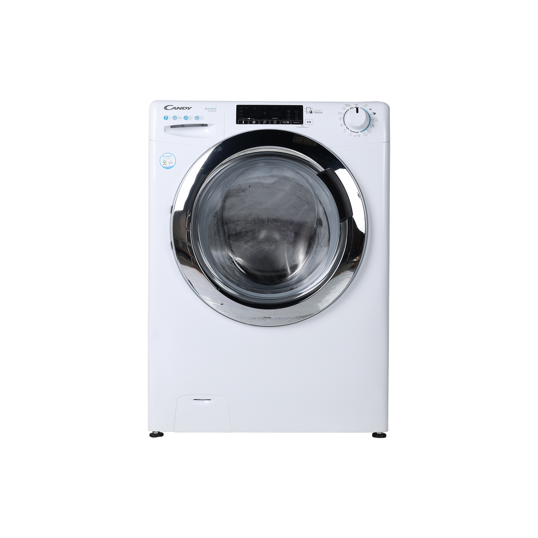 Lave-Linge Hublot 7 kg Reconditionné CANDY CSS4147TWMCE : vue de face