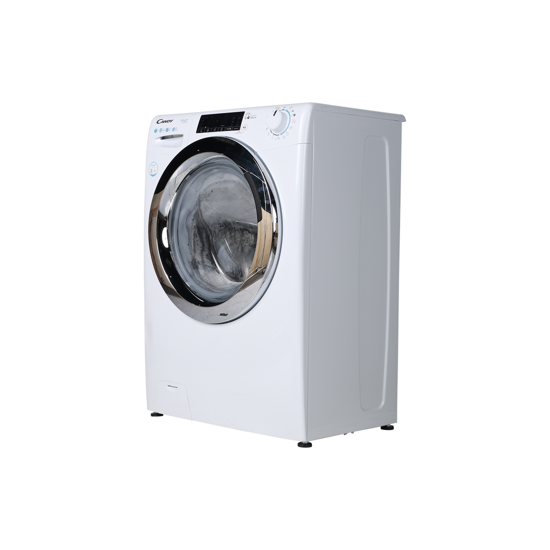 Lave-Linge Hublot 7 kg Reconditionné CANDY CSS4147TWMCE : vue du côté gauche