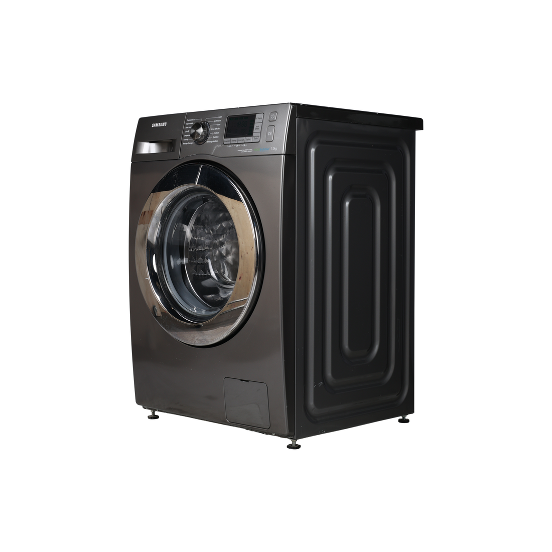 Lave-Linge Hublot 7 kg Reconditionné SAMSUNG WF70F5E5W4X : vue du côté gauche